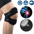 thumbnail image 3 of LUVCLS Soporte de rodilla ajustable con correas para rótula, soporte de neopreno para deportes A2X7 P8, 3 of 7