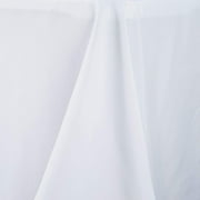 BalsaCircle 90 x 132 Premium Polyester Rectangular Tablecloth Table Linens White