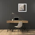 thumbnail image 3 of Tramoni, Oliver 26x26 White Modern Wood Framed Museum Art Print Titled - Volutes dorchide es blanches I, 3 of 4