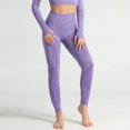 thumbnail image 4 of Mallas de Yoga para mujer, mallas suaves sin costuras para entrenamiento, pantalones para gimnasio, deportes, Fitness, secado rápido, correr, pantalones de mujer, 4 of 5