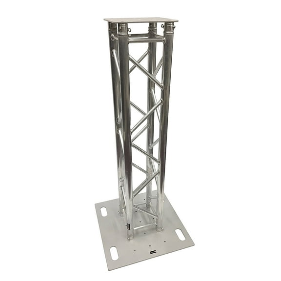 Cedarslink 1.5 Meter 4.92 Ft Truss Aluminum DJ Lighting Tower Square Trussing Totem With 12"x13" Top