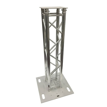 Cedarslink 1.5 Meter 4.92 Ft Truss Aluminum DJ Lighting Tower Square Trussing Totem With 12"x13" Top