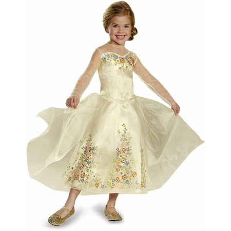 Cinderella Movie Wedding Dress Deluxe Toddler Dress Up / Role Play Costume
