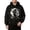Black, variant on XDZJLR Men Halloween Hoodie Cat Graphic Casual Long Sleeve With Pockets Fall Winter Pullover Hooded Sweatshirt