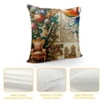 thumbnail image 4 of GOSMITH Tache Floral Hummingbirds Burgundy Ivory Antique Vintage Farmhouse Spring Country Rustic Microfiber Rose Garden Pillowcases White, 4 of 5