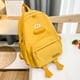 thumbnail image 2 of Mochila de moda para niños, correas ajustables para los hombros, mochila bonita para niños pequeños, mochila cómoda en forma de pato, mochila con cremallera para preescolar, 2 of 5