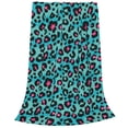 thumbnail image 2 of Balery Leopard 1 Manta de Felpa Suave y Acogedora – Cobija de Franela Aterciopelada para Cama, Lavable y Cálida para Sofá, Mascotas, Transpirable-80"x60", 2 of 7
