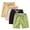A, variant on UACY Boys 4 Packs Shorts Cotton Linen Athletic Shorts Girls Summer School Basketball Sports Pants Elastic Waist Casual Pants