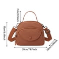 thumbnail image 4 of CAIXIA Messenger Bag Womens Lightweight Small Nylon Canvas Crossbody Messenger Purse, Daily Errands Casual Travel Shoulder Handbag, 4 of 4