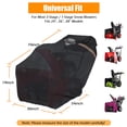 thumbnail image 2 of Snow Thrower Cover, IC ICLOVER Heavy Duty 600D Polyester Waterproof UV Protection Universal Size Snow Blower Covers for Most Electric Two Stage Snow Blowers with Carry Bag - Black, 2 of 8