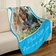 thumbnail image 6 of Personalised Blanket, Custom Blanket, Personalised Photo Blanket,Customized Flannel Blankets for Father, Mom, Lover, Kids, Friends, Pet, Birthday, Christmas - Personalised Gifts for Women Men., 6 of 6