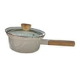 thumbnail image 3 of Elodie Japanese Enamel Milk Pot with Scale Induction Gas Compatible Pot for Camping, 3 of 8