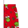 thumbnail image 3 of How the Grinch Stole Christmas Holiday Boys Long Sleeve Top and Pants Pajama Set, 2-Piece, Sizes 4-12, 3 of 3