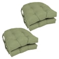 thumbnail image 1 of Blazing Needles U-Shape 16 x 16 in. Twill Dining Chair Cushions - Set of 4, 1 of 3