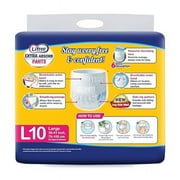 Lifree Extra Absorb Adult Diaper Pants Unisex Large (L), 10 Pieces, Waist size (75-105 cm) COMB0 PACK