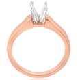 thumbnail image 2 of Pompeii 14K Rose Gold Solitaire Ring Engagement Setting Mounting Solitaire (,), 2 of 3