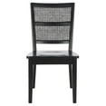 thumbnail image 5 of SAFAVIEH Toril Contemporary Dining Chair, Black, Set of 2 (19.7 in. W x 23 in. D x 36.6 in. H), 5 of 5