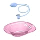 thumbnail image 4 of Bañera de asiento plegable jinwen con descargador 2000ml Bidet Squat Free Hangable rosa Tina de baño de la cadera del retrete, 4 of 8