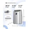 thumbnail image 4 of DREO Portable Air Conditioners, 12,000 BTU AC Unit for Bedroom with Drainage-free Cooling, 46dB Quiet, APP/Voice/Remote, 24h Timer with Fan & Dehumidifier, Smart Standing AC for Room Indoors, AC515S, 4 of 11