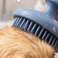 thumbnail image 6 of Soft Bristle Pet Grooming Brush Blue Silicone Rubber Dog Bath Brush Scrubber for Comforting, Pet Bathing and Grooming 1 Pack, 6 of 6