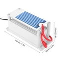 thumbnail image 1 of 12V DC 3.5g Output Portable Car Ozone Generator with Cigar Lighter Plug - Ambient Air Cooled, Low Power Consumption Air Purifier for Household and Vehicle Use, Professional DIY Cleaning Tool with, 1 of 6