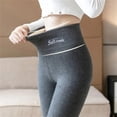 thumbnail image 3 of XINQIHANG Leggings en Molleton pour Femmes Hiver, 3 of 7