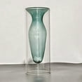 thumbnail image 4 of (Style 2 pink) Double-layer Aromatherapy Bottle Nordic Flower Arrangement Glass Vase, 4 of 14