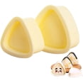thumbnail image 1 of 2 piezas para triángulos de arroz perfectos y moldes para sushi: juego de moldes para onigiri triangulares divertidos para loncheras bento para niños, 1 of 7