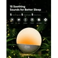 thumbnail image 5 of Wake up Light Sunrise Alarm Clock with Sound Machine for Kids, Heavy Sleepers, Adults, APP Control Smart Clock Radio Bluetooth Speaker, 15 White Noise Sound, 5 of 7
