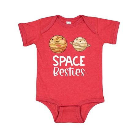 

Inktastic Space Besties Cute Jupiter and Saturn Gift Baby Boy or Baby Girl Bodysuit