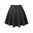 thumbnail image 2 of Made by Johnny Women's Basic Versatile Stretchy Flared Skater Skirt S CHARCOAL, 2 of 6