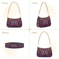 thumbnail image 7 of FORMRS Womens Shoulder Bag with Chain Strap Clutch Purse Cute Tote Handbag, Red Geometric Eagle, 7 of 7