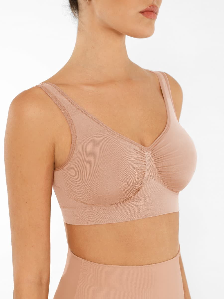 FeelinGirl Women’s Seamless Wireless Full Coverage Bra