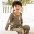 thumbnail image 2 of Conjuntos de ropa de dinosaurio para niños, ropa de dormir para niños, Pijamas de Navidad, Pijamas de algodón para bebés, Otoño e Invierno, 2 of 4