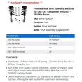 thumbnail image 2 of Front and Rear Strut Assembly and Sway Bar Link Kit - Compatible with 2007 - 2010 Kia Rondo 2008 2009, 2 of 2