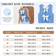 thumbnail image 3 of Sleeveless Women Bow Tie Casual Knit Sweater Tank Tops Crop Vest, 3 of 6