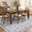 Floral-4' x 6', variant on Clear Floor Mat For Home 8'*12' Large Non-slip Plastic Rug Spills