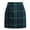 Dark Green, variant on JGNGSHN Plaid Skirts for Women Trendy High Waist Bodycon Pencil Wool Mini Skirt