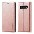 thumbnail image 2 of Compatible with Samsung S10 Plus Wallet Case, PU Leather Flip Folio Case with Card Holders RFID Blocking Kickstand [Shockproof TPU Inner Shell] Phone Cover For Samsung Galaxy S10 Plus, rosegold, 2 of 11