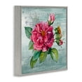 thumbnail image 3 of Stupell Industries Pink Garden Flower over Rustic Floral Painting Gray Framed Art Print Wall Art, 24 x 24, 3 of 8