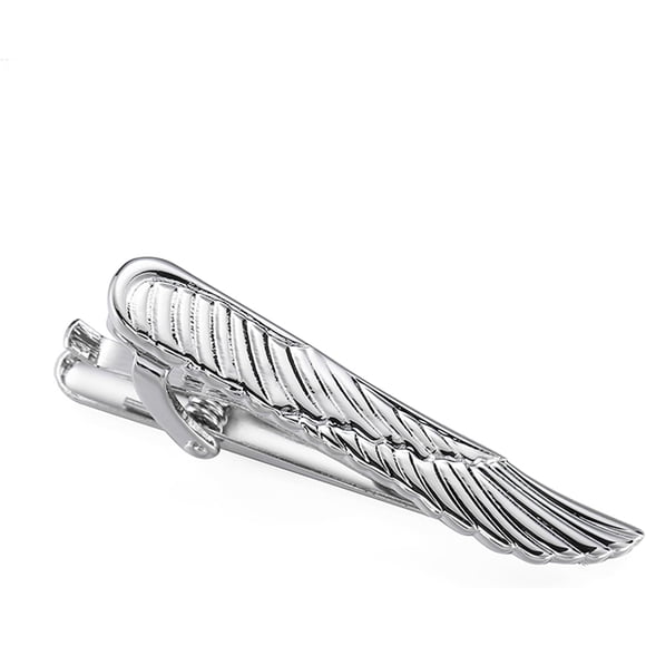 Animal Wing Tie Clip for Men and Women, Metal Punk Style Tie Bar, Business Shirt Gift