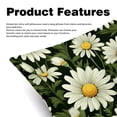 thumbnail image 2 of Daisy Stunning Velvet Throw Pillow Covers with Unique Patterns - Set of 2, 16x16, 18x18, 20x20 Inches for Home Decor and Gifting, 2 of 6