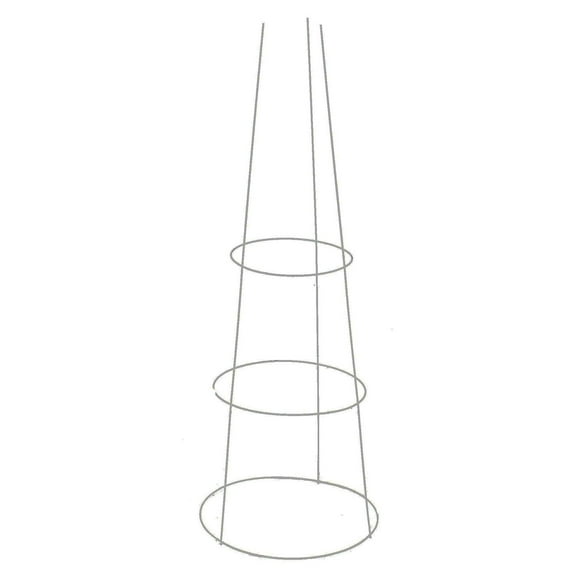 42X14IN TOMATO CAGE 3 RINGS 3 LEGS GAL., 42IN TOMATO CAGE 3X3