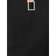 thumbnail image 5 of VESTIDO FORMAL DE MUJER INSPIRE CHIC CON MANGAS ABULLONADAS Y CUELLO REDONDO CON ABERTURA, VESTIDOS PENCILES MIDI XL NEGRO, 5 of 6