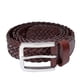 thumbnail image 2 of Cinturón Falari para hombre trenzado 100% piel auténtica marrón 38-40, 2 of 8