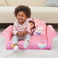 thumbnail image 6 of Marshmallow Furniture 2 Pack 2-in-1 Flip Open Foam Sofa, Gabby's Dollhouse, 6 of 10