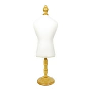 Dress Form for Miniature Sewing Clothes Wood Color