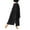 v#137Black758, variant on Womens Pants Solid Color Wide Leg Ankle Length Side Slit Flowing Loose Fit Long Gymnastics Practice Exercises Dance Training For Summer Outdoor Leisure Bottoms,Army Green,L