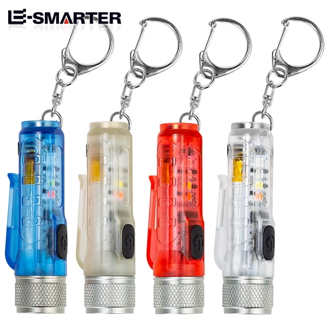 Typpkmm Mini Llavero Con Luz LED with Linterna Edc Pequeña Luminosa