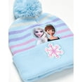 thumbnail image 4 of Set de gorro y guantes de invierno Disney Frozen para niñas de 2 a 7 años, 4 of 7
